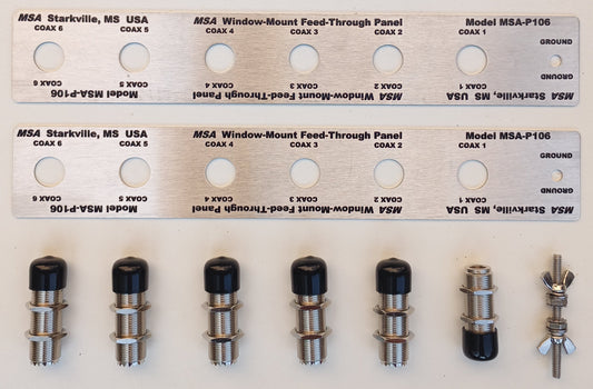 MSA-P106-B-KIT | 5 SO-239, 1 N-Type