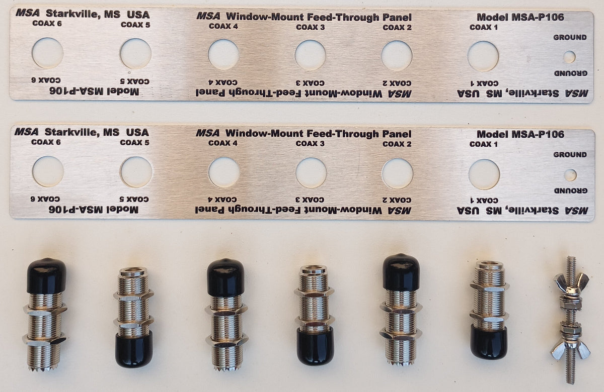 MSA-P106-D-KIT | 3 SO-239, 3 N-Type