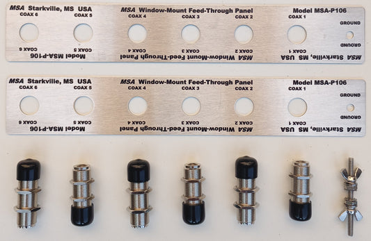 MSA-P106-D-KIT | 3 SO-239, 3 N-Type