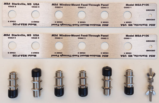 MSA-P106-E-KIT | 2 SO-239, 4 N-Type