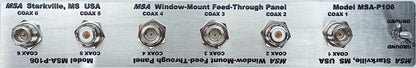 MSA-P106 Six position feed-through panel, click and choose the one you want!